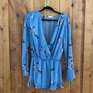 EUC Altar’d State Floral Romper